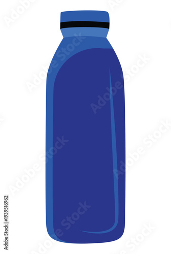 Refreshing Soda Bottle Icon – Carbonated Drink Symbol Vector Design
