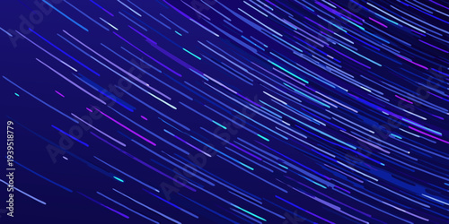 Abstract background featuring dynamic diagonal lines in shades of blue and purple