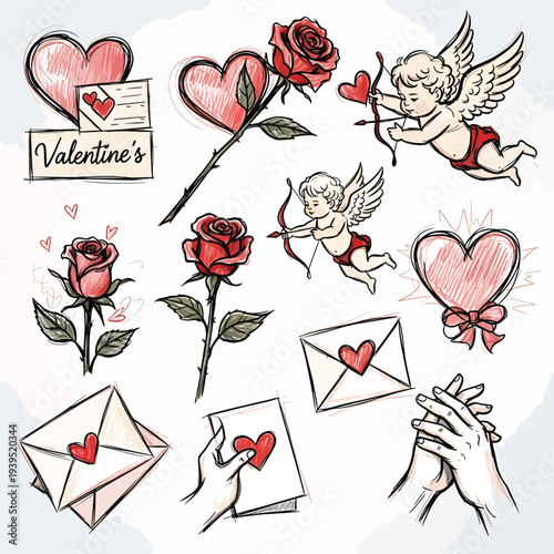 Valentine's Day Romantic Clip Art