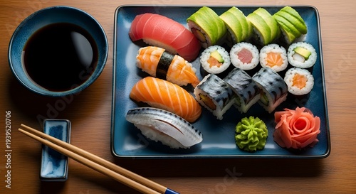 Wallpaper Mural Assorted Sushi Platter Torontodigital.ca