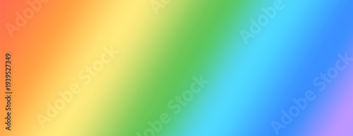 Smooth horizontal mesh rainbow Rgb gradient background