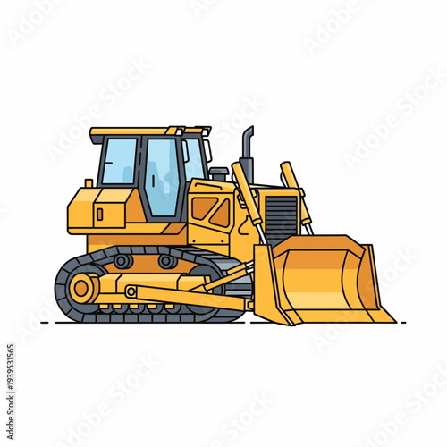 Yellow Bulldozer