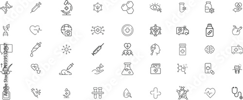 Representing Mental Health icon set, Mindfulness, Emotional Support, Therapy, and Psychological Wellness – Vector Illustration