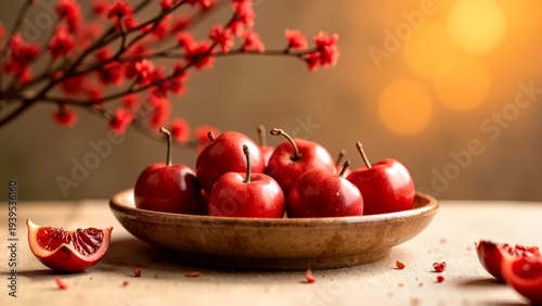 Red Fruit Indoor Still Life Photography