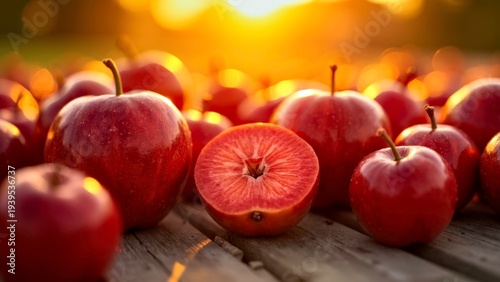 Indoor Still Life Photography of Apple Slices