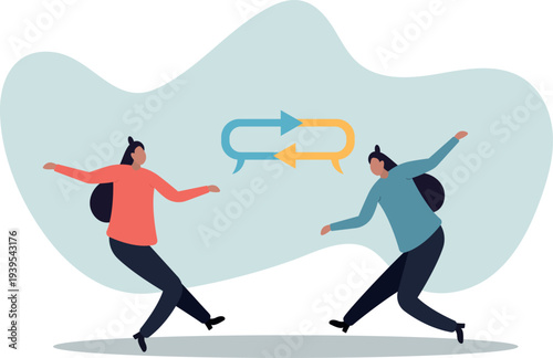 Listen to team feedback to improve work quality, communication skill or client relationship, ask and answer question for idea development.human life and situation.