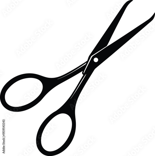  Forceps medical tweezer silhouette.
