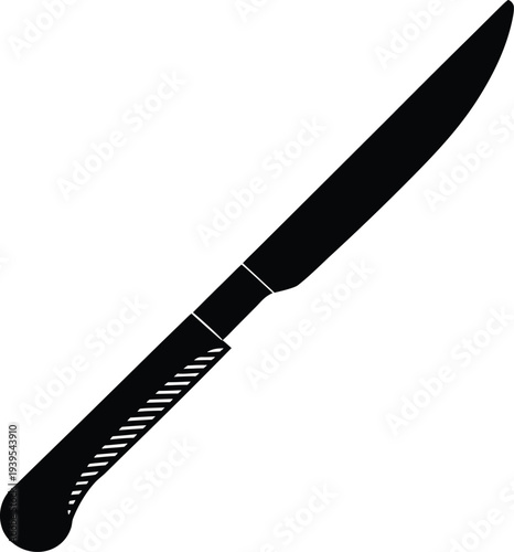 Scalpel surgical knife silhouette
