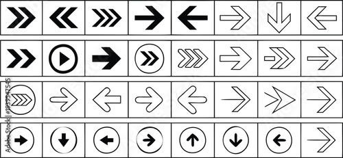 Black arrow on a Transparent background