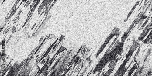 Abstract grayscale textured background with sharp diagonal lines and organic shapes creating a dynamic and visually striking composition for design