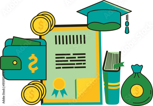 Finance Education Illustration