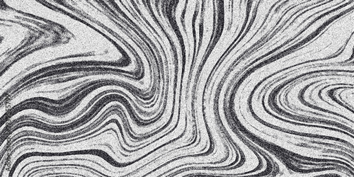 Swirling monochrome abstract background with fluid marble-like patterns and a subtle grainy texture, perfect for elegant and sophisticated design elements