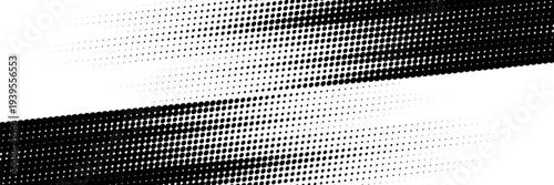 Abstract Black and White Halftone Dotted Pattern Background Gradient Vector Illustration for Comic Pop Art Style Design Element Retro Monochrome Backdrop and Texture.