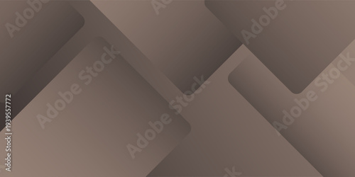 Geometric background with overlapping rectangles, featuring a smooth, brown color. The brown background has a modern, sleek texture. Dark gradient background with copy space.