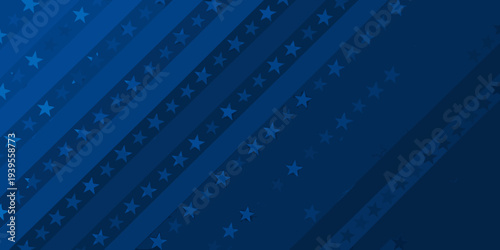 Abstract background with diagonal stripes and scattered white stars