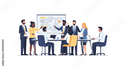 Business Team Meeting Discussion Planning 2.