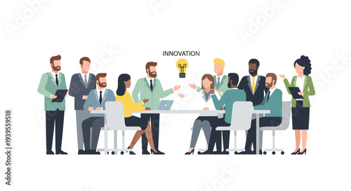 Diverse Business Team in Creative Meeting.