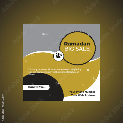 Social media template