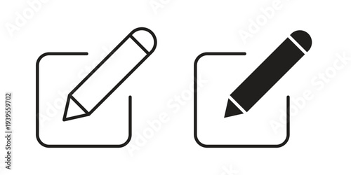 Post icon collection with multiple styles. EPS10