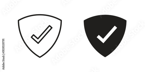 Protection icon collection with multiple styles. EPS10