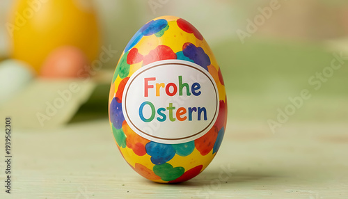 Wallpaper Mural Colorful Easter Egg Frohe Ostern Design
 Torontodigital.ca