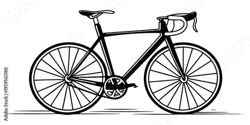 A sleek and modern bicycle with a minimalist design