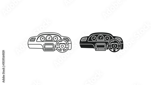 Classic laboratory volumetric flask with narrow neck and rounded base