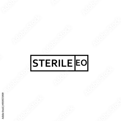 Modern sterile logo design for medical or tech brand