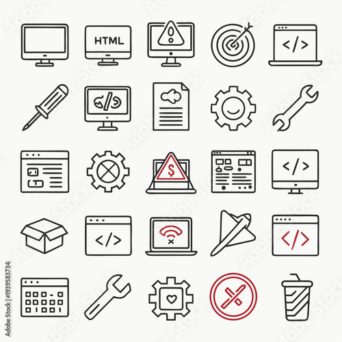 web-coding-icons--prompt--web-coding-and-programmi