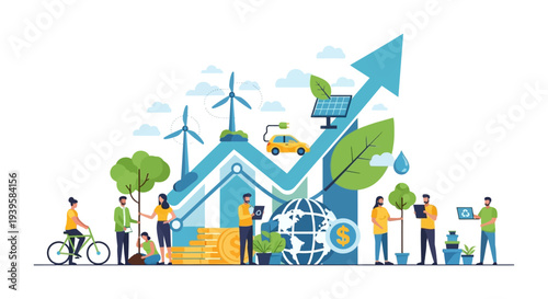 Sustainable Green Economy Growth and Eco-Friendly Investment with Renewable Energy Sources, Electric Vehicles, and Environmental Conservation