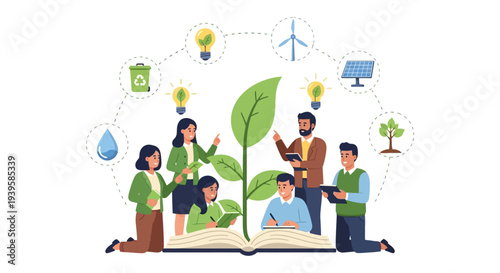 Green Business & Sustainability: Team Learning Environmental Concepts and Renewable Energy Solutions