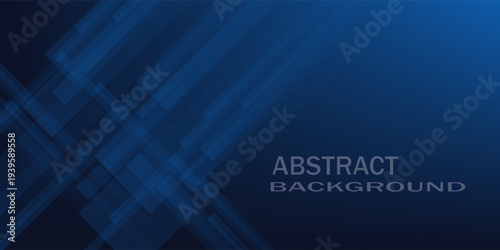 Blue black abstract background geometry shine and layer element vector for presentation design. Suit for business, corporate, institution, party, festive, seminar, and talks