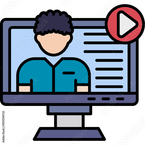 Video Lecture Icon