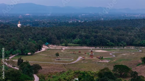 Creative sculpture park tourist attraction Chiang Mai Thailand landscape Asia