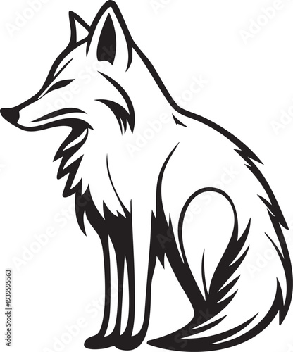 Renard Assis Logo - Silhouette