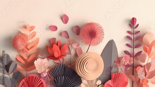 International Womens Day flat lay inspired design with symbolic florals abstract forms and soft shadows balanced spacing bright editorial lighting