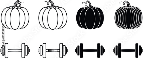 Set, of, Rustic, Farm, Animals, Easter, Eggs, Flowers, Fresh, Fruit, Line, Art, Halloween, Pumpkins, Grass, Silhouettes, and, Decorative, 