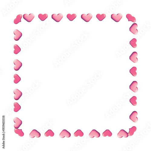 Heart square frame