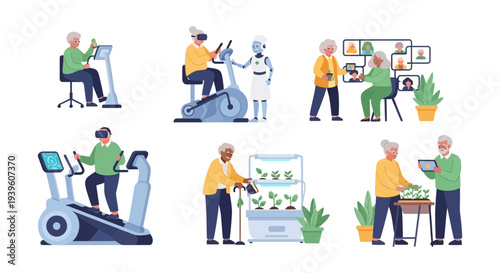 Active Seniors Embracing Technology: Wellness, VR, Robotics & Smart Hobbies