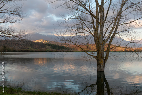 Slika na platnu Fiuggi - Frosinone - Lazio - Italia. Lago di Canterno