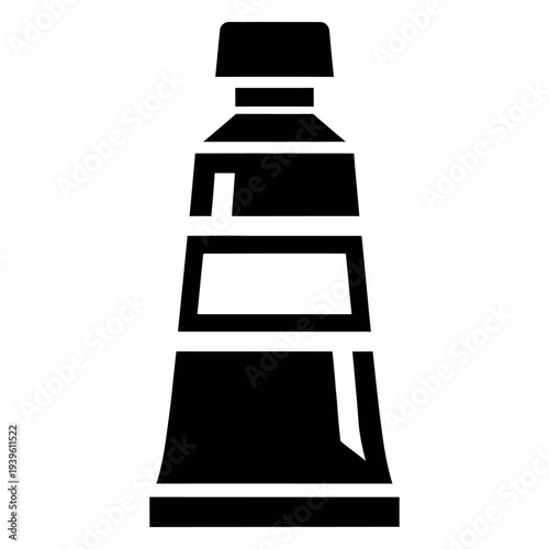 Black and white of a chess piece king flat minimal