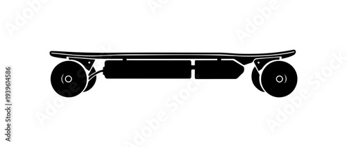 Vector electric skateboard icon