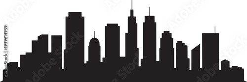 City skyline silhouette