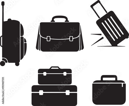 Collection of various luggage and travel bags
