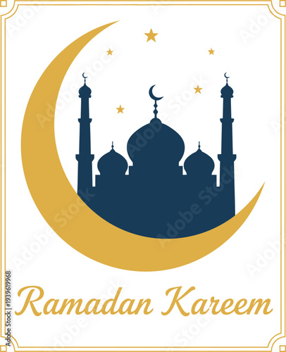 Ramadan Mubarak Elegant Icon