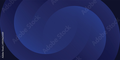 Abstract dark blue backround with circles. Vector illustration