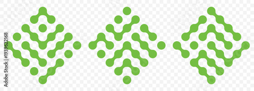 Set of black liquid connected circle dots in metaballs style representing abstract geometric pattern, fluid connection design in gradient color on transparent background. EPS 10.