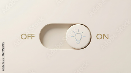 Wallpaper Mural Light Bulb Switch Turned On Torontodigital.ca