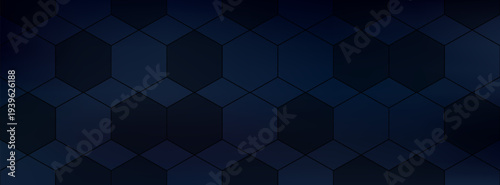 Dark and sophisticated vector background with a uniform black grid pattern over a deep navy-to-blue gradient, minimalist and structural design.