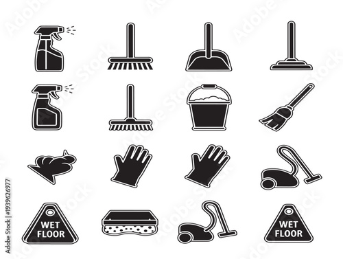 Hand tools and construction equipment vector set